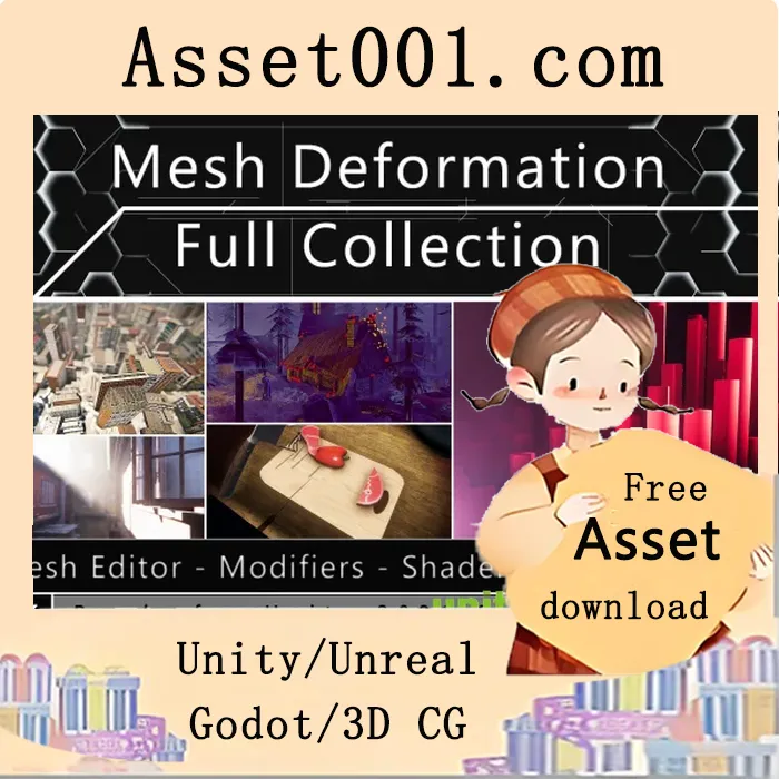 Unity引擎完整网格变形工具包：包含实时编辑器、Shader变形器及商业级功能|Mesh Deformation Full Collection v17.0.0