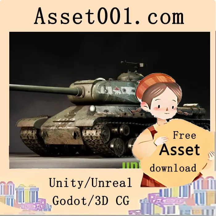 深入体验IS-2重型坦克：高保真可破坏坦克蓝图完整解析|WW2 Tank - IS-2 - Advanced Tank Blueprint v4.25-4.27+