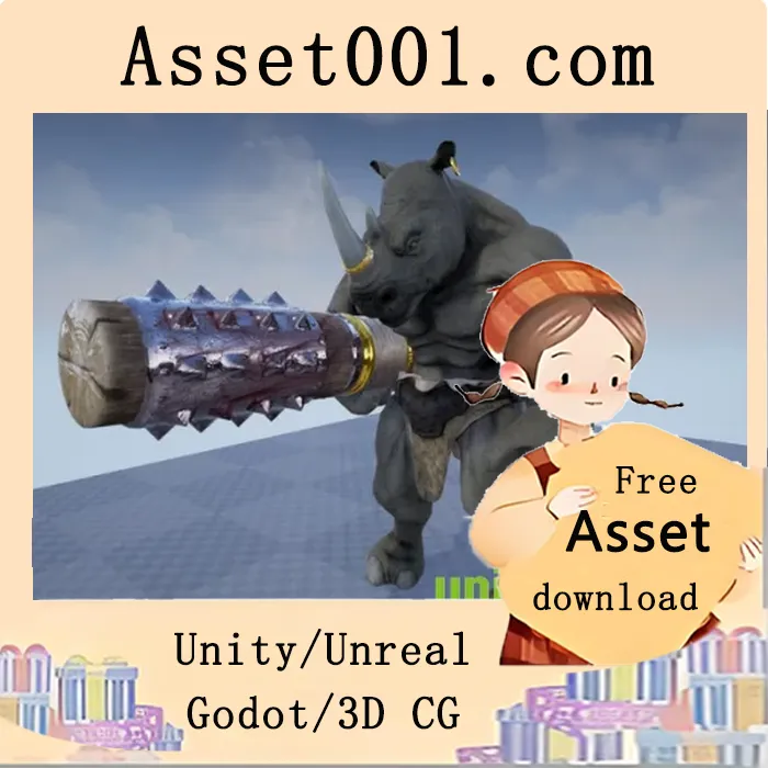 Unity官方推荐：英雄奇幻项目中的wererhino怪物模型详解|Wererhino v4.15-4.27+