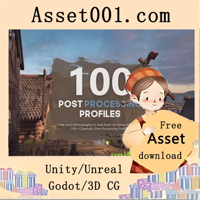 100+ 电影级后期处理预设助力 Unity 实现卓越视觉效果|100+ Cinematic Post Processing Profiles v1.0