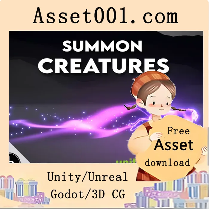 Unity VFX Graph实现的8个召唤特效——Mega Pack Vol.4完整版|VFX Graph - Summon Creatures - Vol. 1 v1.0.0