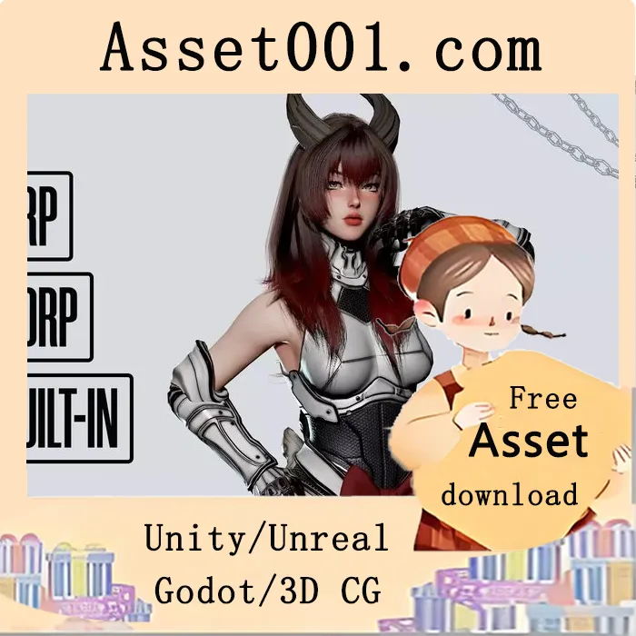 Unity资产商店：Cosmo龙女孩3D模型（含苹果混合形与模块化设计）|Cosmo Dragon Girl v2.0