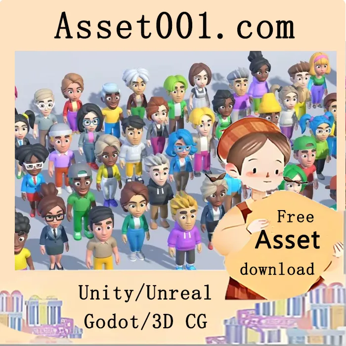 Characters City Pack 1 v1.0