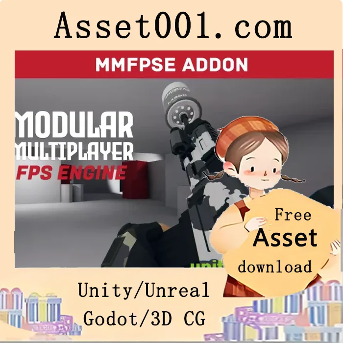 基于MMFPSE引擎的低多边形射击包集成插件|Low Poly Shooter Pack for MMFPSE v1.2.6