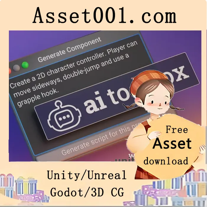 Unity AI工具箱：用ChatGPT编写代码，用DALL·E生成纹理与精灵|AI Toolbox for ChatGPT and DALL·E v4.0.3