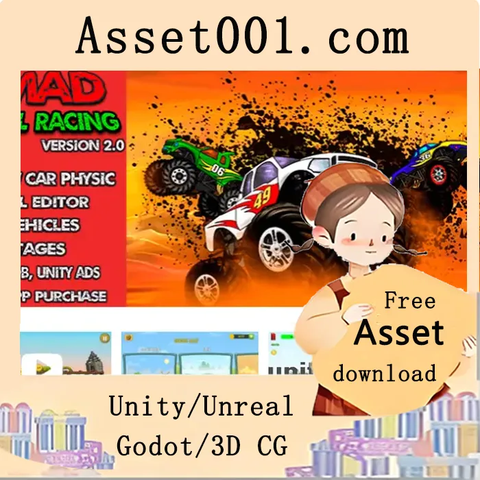 最吸引人的物理引擎汽车与自行车竞速游戏即将上线！|Mad Hill Racing v1.0