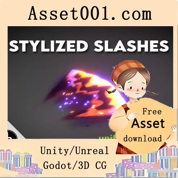 Unity VFX Graph制作的12个风格化斜线特效（Vol.1）|VFX Graph - Stylized Slashes - Vol. 1 v1.0