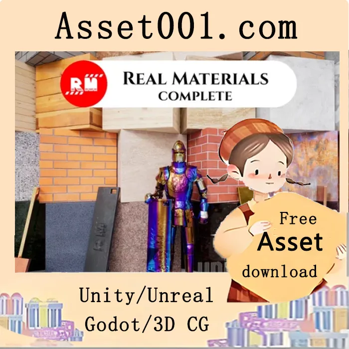 88种真实材质包，包含7个系列及14种建筑材质|Real Materials Complet v5.1+