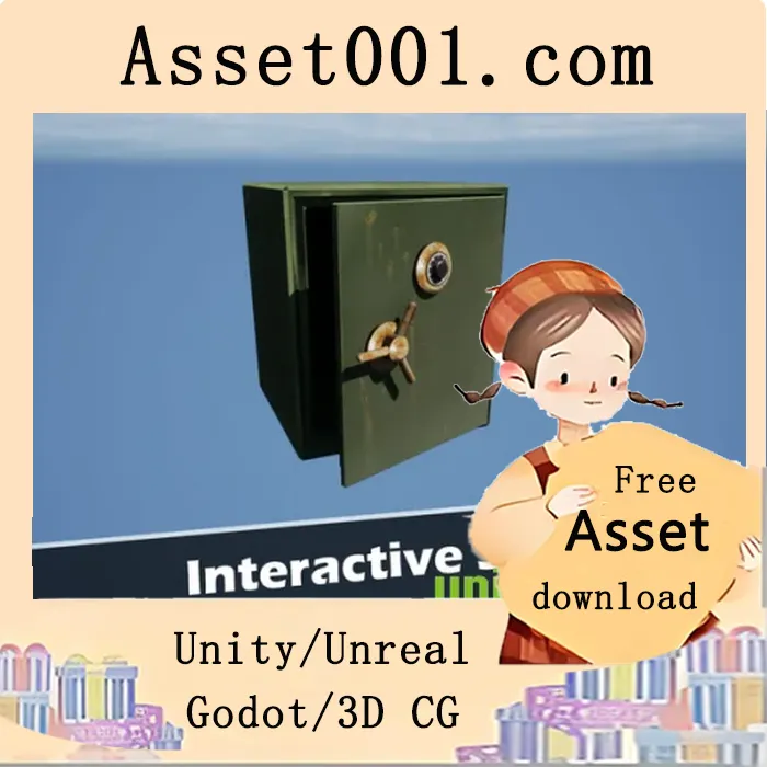 支持自定义的互动保险箱（含音效与动画）|Interactive Safe - Combination Lock v4.27+