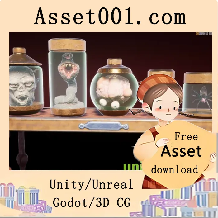 风格化恐怖实验室，包含11个资产|Creepy Lab v5.0+