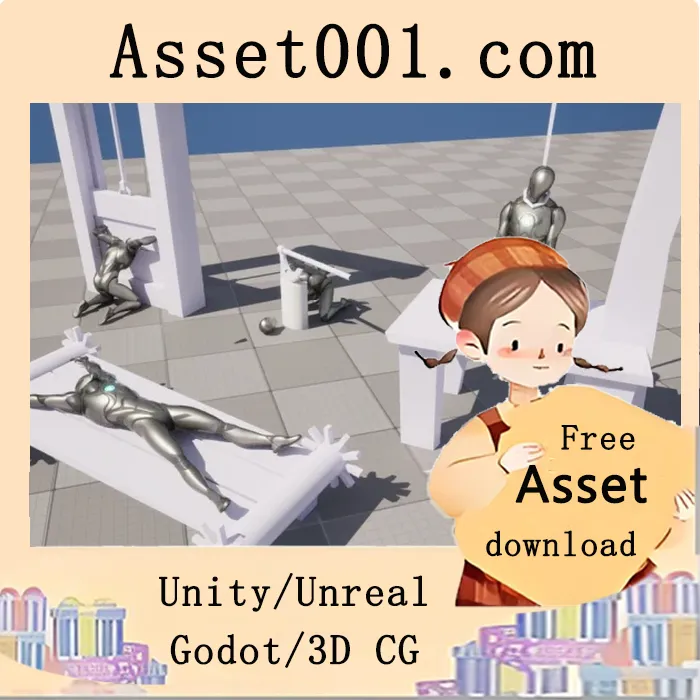 惩罚动画资产包：包含22种惩罚动画、10种姿势及7个道具动画|Punishment Animations v5.3+