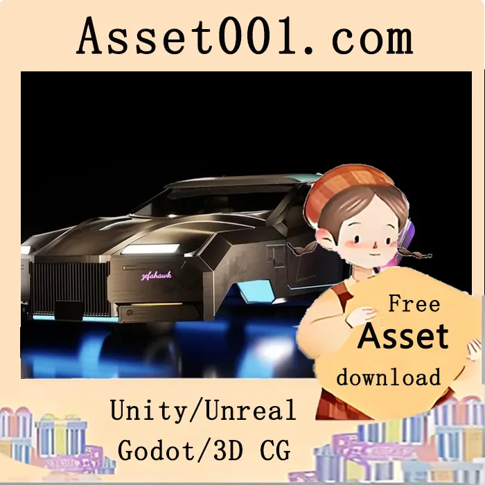 Cyberpunk Sports Hover 5.7：高度真实的可驾驶动画豪车资源|Cyberpunk Sports Hover 5.7