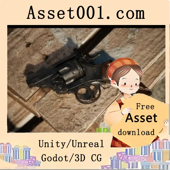一款高品质定制设计的左轮手枪项目（含Unreal Engine实时光照Lumen技术）|Web44 v5.0-5.3+