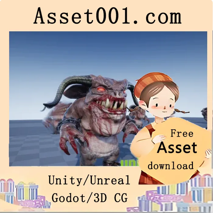 Unity恶魔小兵模型资源包介绍：包含21种动画与详细参数|DEMON MINION v4.15-4.27+