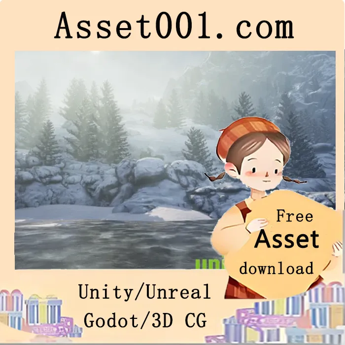 UE冰系材质资源包：91个冰材质实例与65张高分辨率纹理|Ice World (UE) v4.14-4.27+