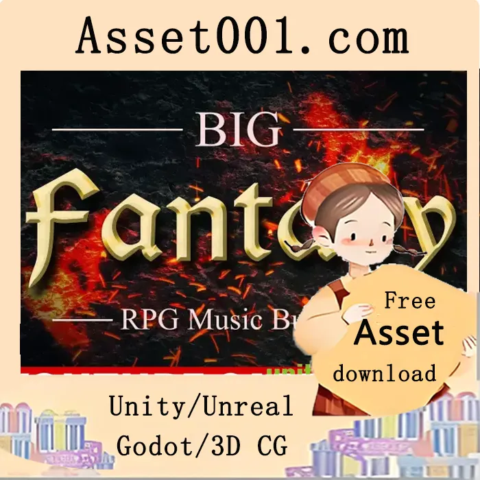 大型奇幻RPG音乐包：包含45首专业制作的高质量音乐曲目|Big Fantasy RPG Music Bundle v1.0