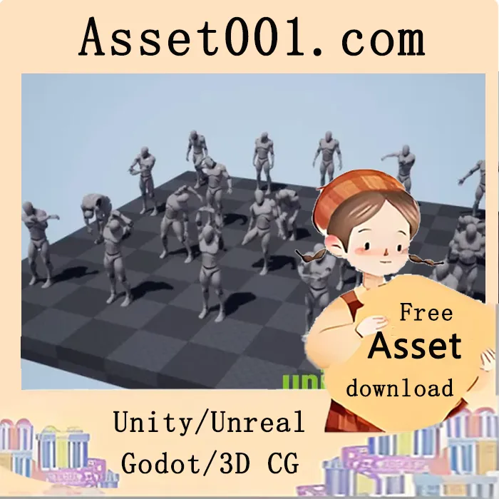 Unity中20种站立热身动作循环动画的使用方法|preparation exercise motions v4.27+