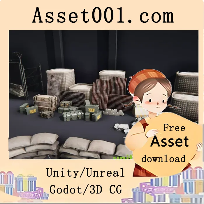 Unity军事道具包：支持HDRP的高质量军事场景资源|Military Props Pack v1.2