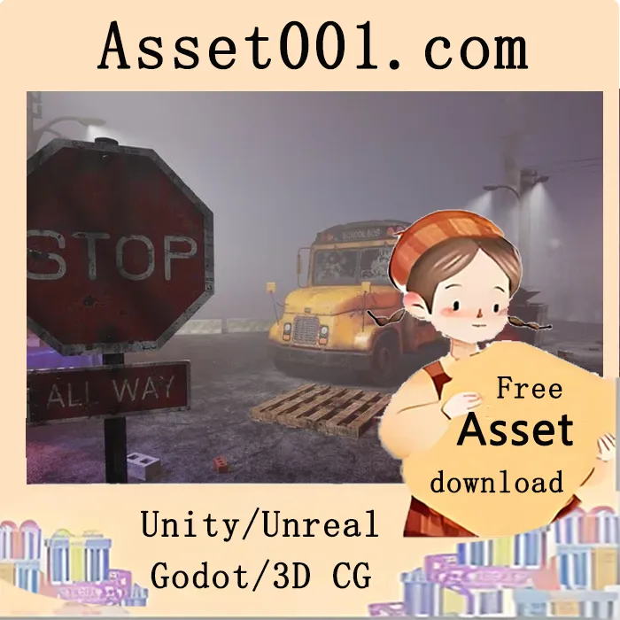 废弃城市环境资产包|Abandoned City Props Pack