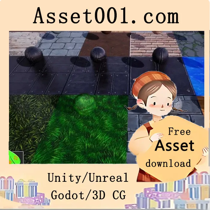 34套手绘风格材质包，含法线与粗糙度贴图，共42张无缝纹理|34+ Hand Painted Stylized Materials 5.6