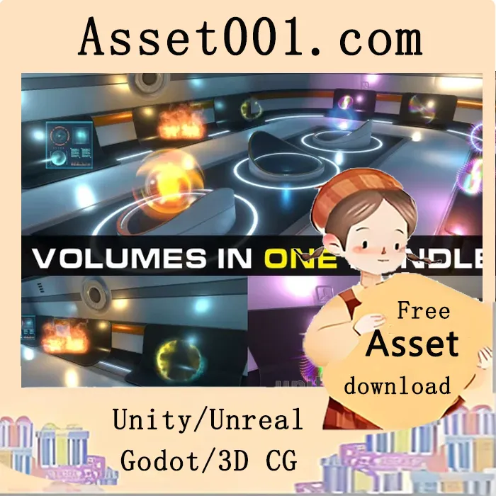 3D游戏效果包1：包含6个动画素材包|3D Games Effects Bundle 1 v1.6+