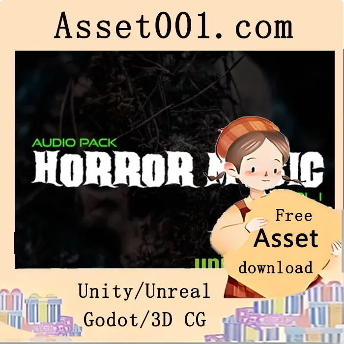 恐怖游戏音乐包：25首沉浸式惊悚歌曲|Horror Music - Audio Pack v4.x, 5.x+