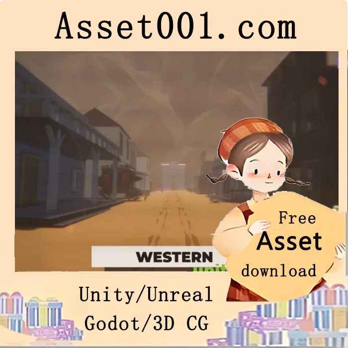 Western Low Poly Pack Western Low Poly Pack