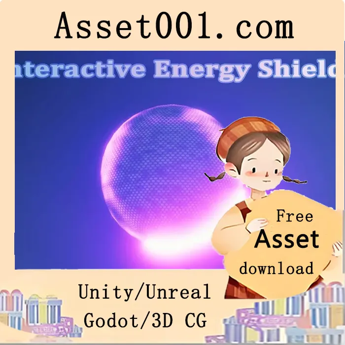 Unity资产商店：可定制交互式能量护盾Shader与VFX实现|Interactive Energy Shield v1.01