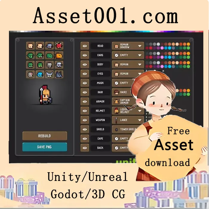 Pixel Heroes：奇幻风格像素角色编辑器使用指南|Pixel Heroes: Fantasy Editor v2.7