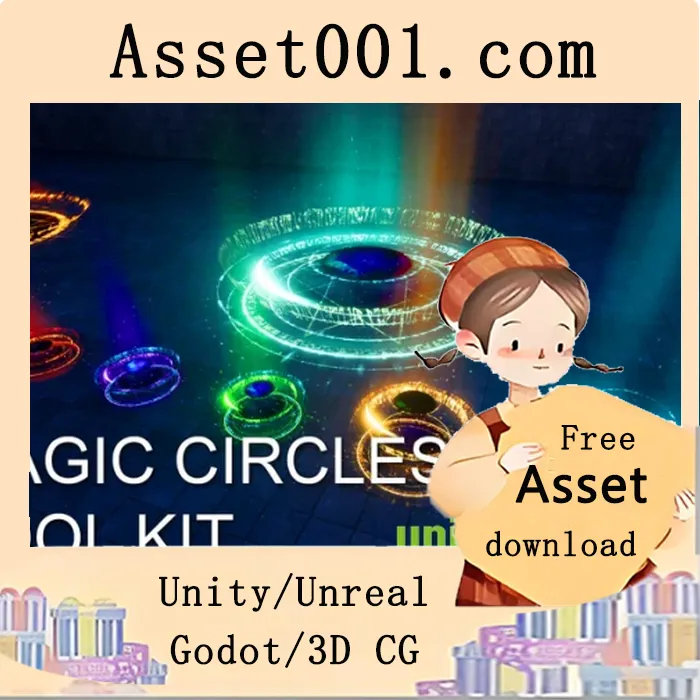 Unreal引擎魔法圆环工具包：快速搭建Niagara魔法效果|Baltic VFX : Magic Circles Toolkit v4.2x, 5.x+