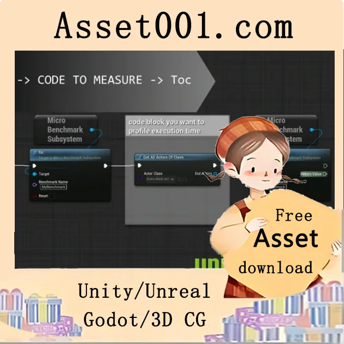 Unity蓝图与代码性能测时工具MicroBenchmark详解|Micro Benchmark - Profiler Tool for Blueprint and Code Performance Timing v4.27-5.0+