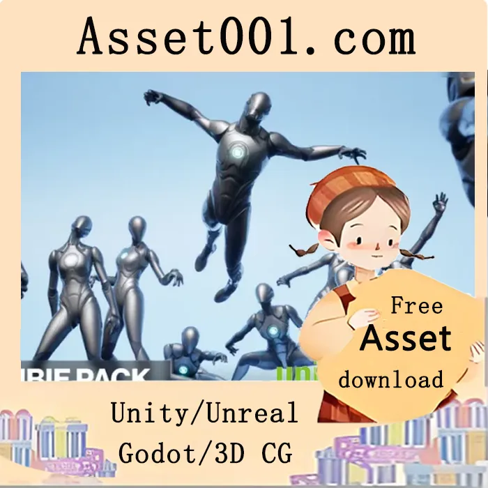 105套高质量僵尸动作捕捉动画 + 281首僵尸音效素材|105 Zombie Animations Mocap + 281 Bonus Zombie Audio v4.27+