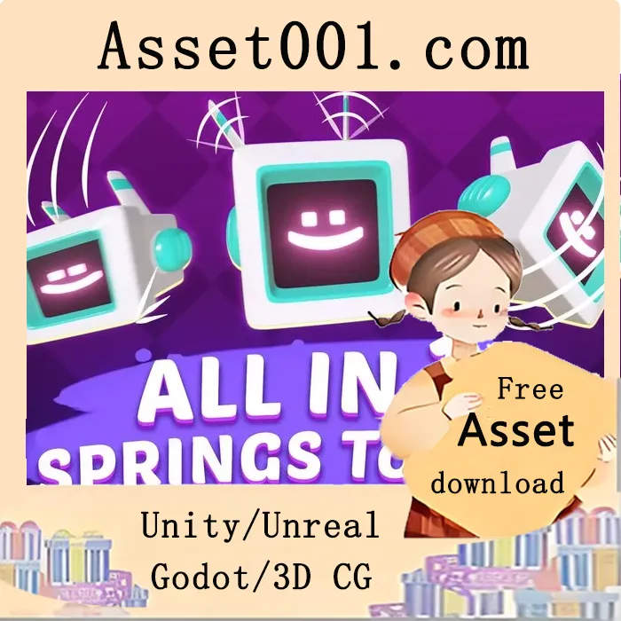 Unity项目动态化动画解决方案：All In 1 Springs Toolkit v1.7|All In 1 Springs Toolkit v1.7