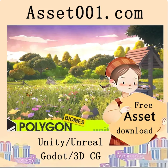 Synty Studios推出POLYGON系列：田园森林自然生物群落3D资产包|POLYGON Meadow Forest - Nature Biomes - Low Poly 3D Art by Synty v1.02