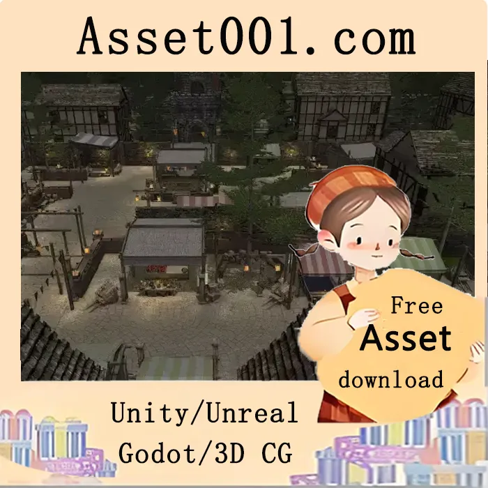 中世纪环境系列套装包：1859个模块预制体，含城镇、城堡、市场等5大内容，仅需65美元|Medieval Environment Series Bundle Package v1.1