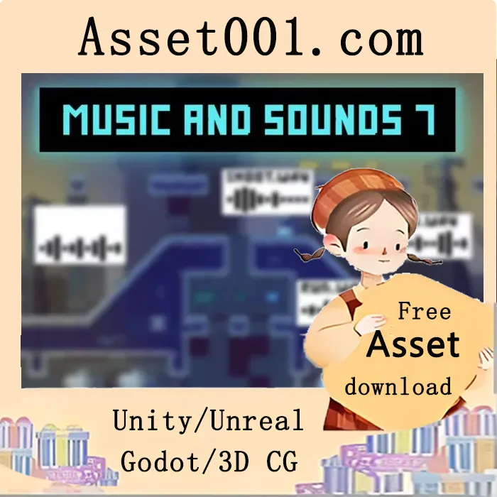 免费未来音效包7：专为复古与像素游戏打造的科幻氛围音效集合|Futuristic Audio Pack 7 for Retro and Pixel Games