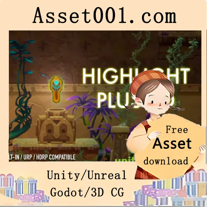 Highlight Plus 2D：支持2D/3D场景的高效轮廓、发光与阴影特效插件|Highlight Plus 2D v3.5.2