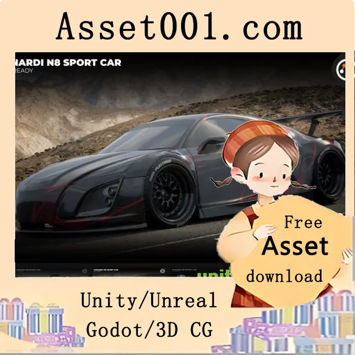 AUNARDI N8 可驾驶高性能跑车资源包详解|AUNARDI N8 DRIVABLE CAR v5.0-5.3+