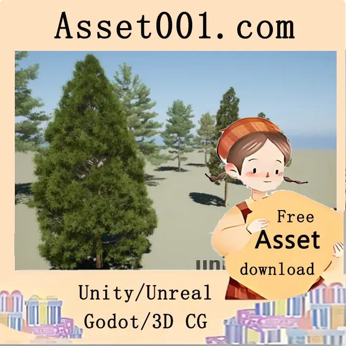 高精度真实感松树资源包：18个独特网格，支持Windows平台|Realistic pine treesV3 v4.27+