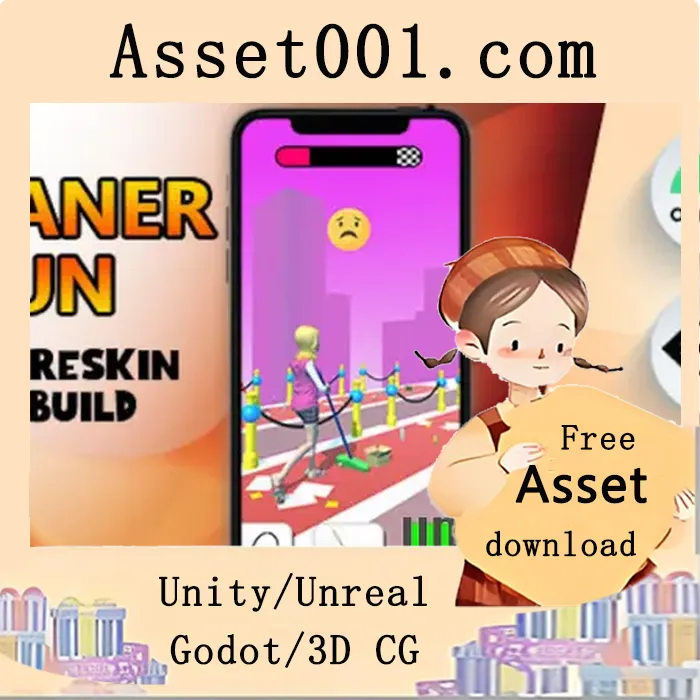 《Cleaner Run：一款简洁流畅的超休闲手游及其 Unity 开发指南》|Cleaner Run - Hypercasual Game v1.0