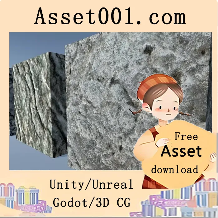 高品质PBR岩石材质包 v1.0|HQ PBR Rock Materials v1.0