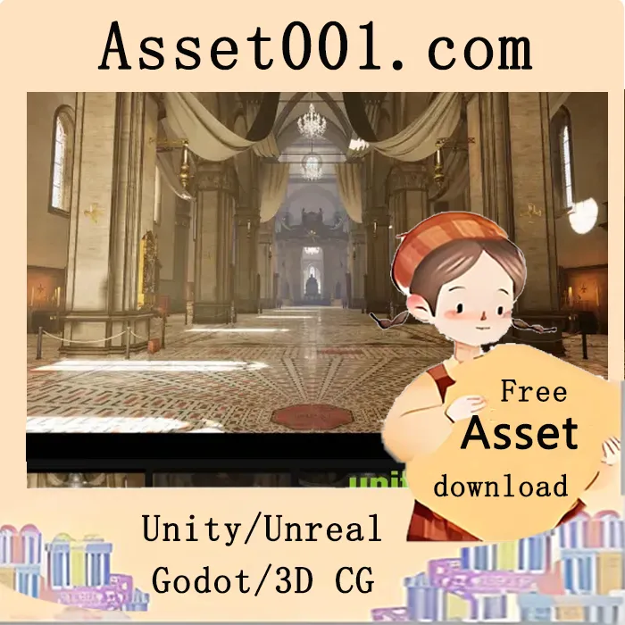 佛罗伦萨大教堂场景包：包含257个独特模型的高细节游戏级环境资产|Florence Cathedral Pack + ULAT ( Cathedral Environment / Cathedral Props ) v5.2+