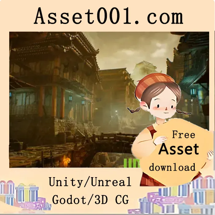 亚洲运河环境包：含230+高质量模型与ULAT级环境艺术工具|Asian Canal Environment + ULAT v5.3+