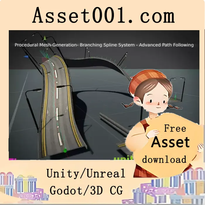 基于样条曲线的网格变形技术详解：Spline Plus 功能全面解析|Spline Mesh Deform v4.03
