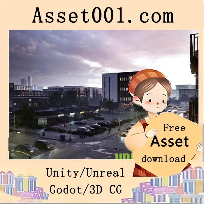 UE5纳米技术与Lumen引擎打造的美国风格模块化城市建筑包|City Streets - Modular Pack v5.3+