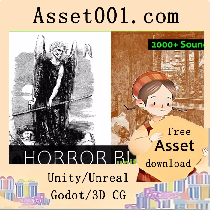 高质量恐怖游戏音效与音乐包，包含1000+独家音效及8个音频库|Horror Bundle - Sound Effects v2.0