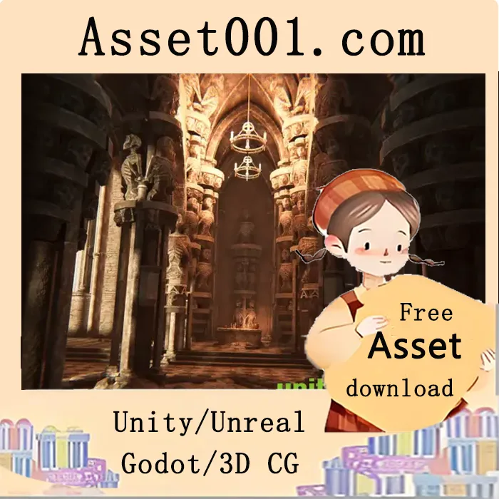 暗黑幻想巨型场景环境包：600+预制件打造视觉震撼游戏世界|Dark Fantasy Gigantic Environment v1.0