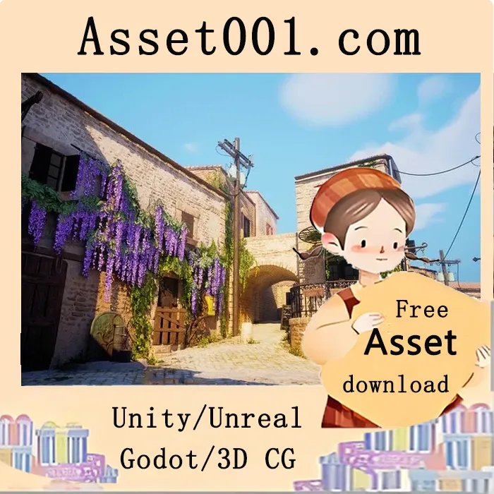 UE5专属法国乡村场景包：支持Lumen的高质量建筑与植被资源|European Village - French Village - Modern Village 5.6