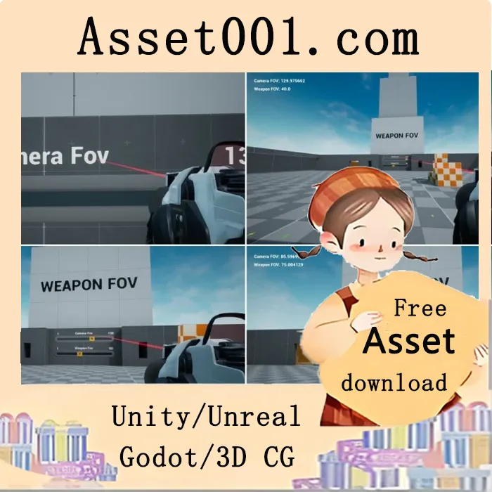 武器视野（Weapon FOV）材质节点详解：提升第一人称射击游戏沉浸感的实用解决方案|Weapon FOV v5.1+