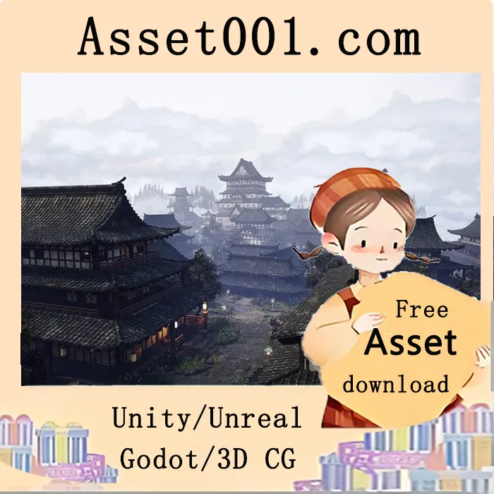 日本封建城堡环境包：包含197个独特模型与AAA级高质量资产|Feudal Japanese Castle Environment ( Japan Japanese Feudal Castle Castle Japan ) 5.5